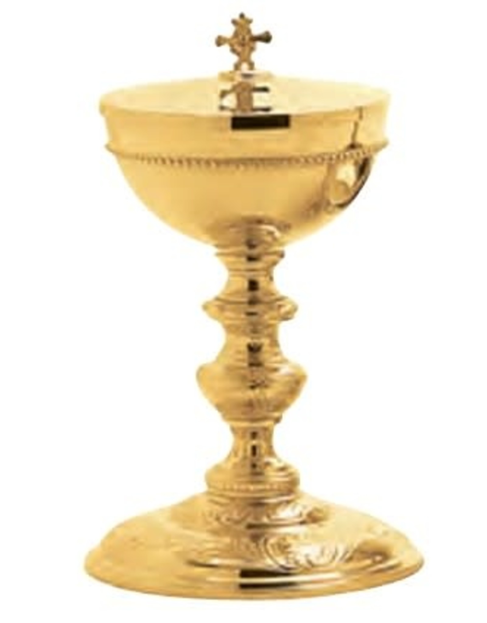 Ciborium 8-5/8" Height, Brass Gold-Plated