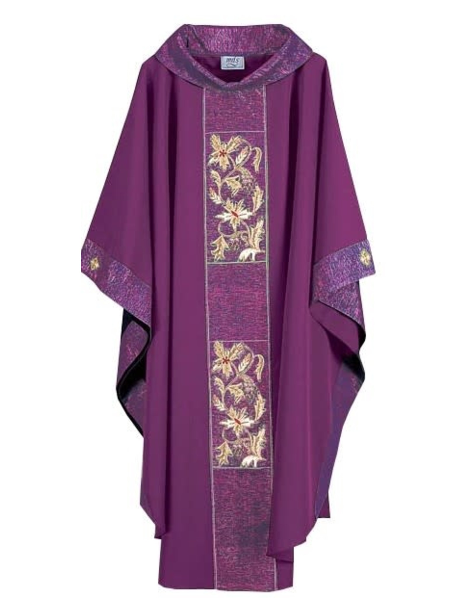 MDS Chasuble, Hand Embroidered Grapes & Leaves