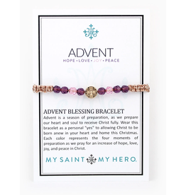 My Saint My Hero Advent Blessing Bracelet - Hope, Love, Joy, Peace