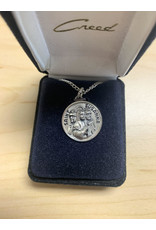 Creed Medal - St. Susanna, Sterling Silver, on 18" Chain