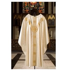 Arte Grosse Chasuble - Deerdamask Collection - White/Gold