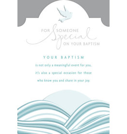 Christian Celebrations Baptism Card (Adult) - For Someone Special on Your Baptism