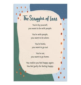 The Struggle Bus Sympathy Card - The Struggles of Loss