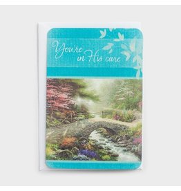 Thomas Kinkade Get Well Card - In His Care