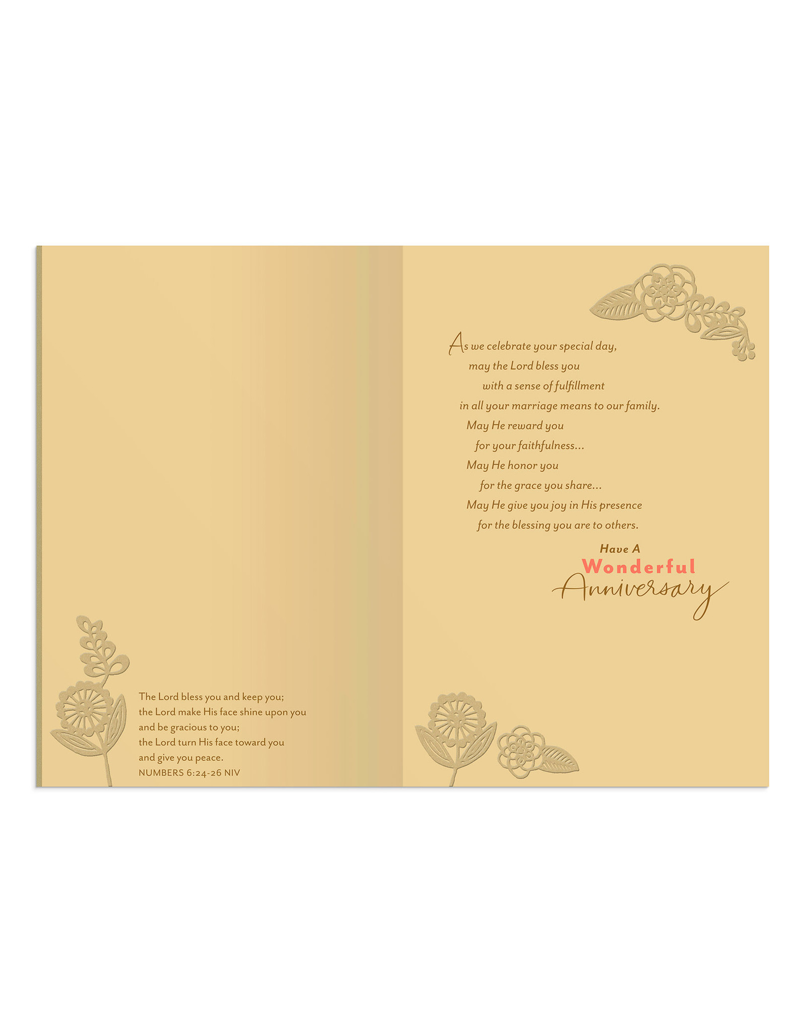 Dayspring Anniversary Card - For Mom & Dad