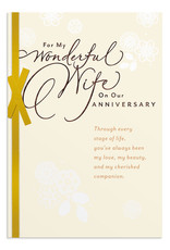 Dayspring Anniversary Card - Wife - Through Every Stage