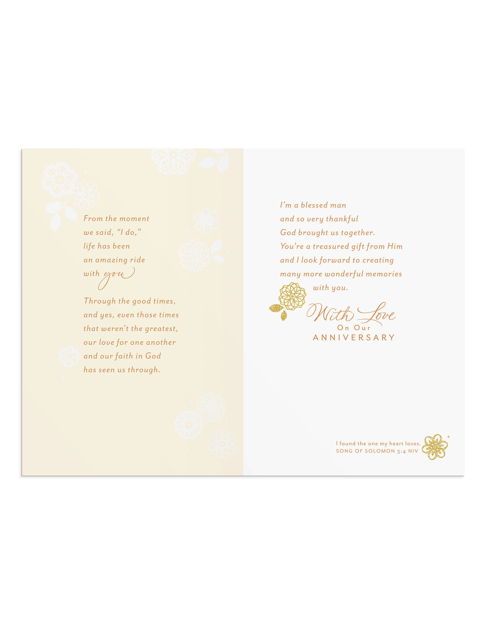 Dayspring Anniversary Card - Wife - Through Every Stage