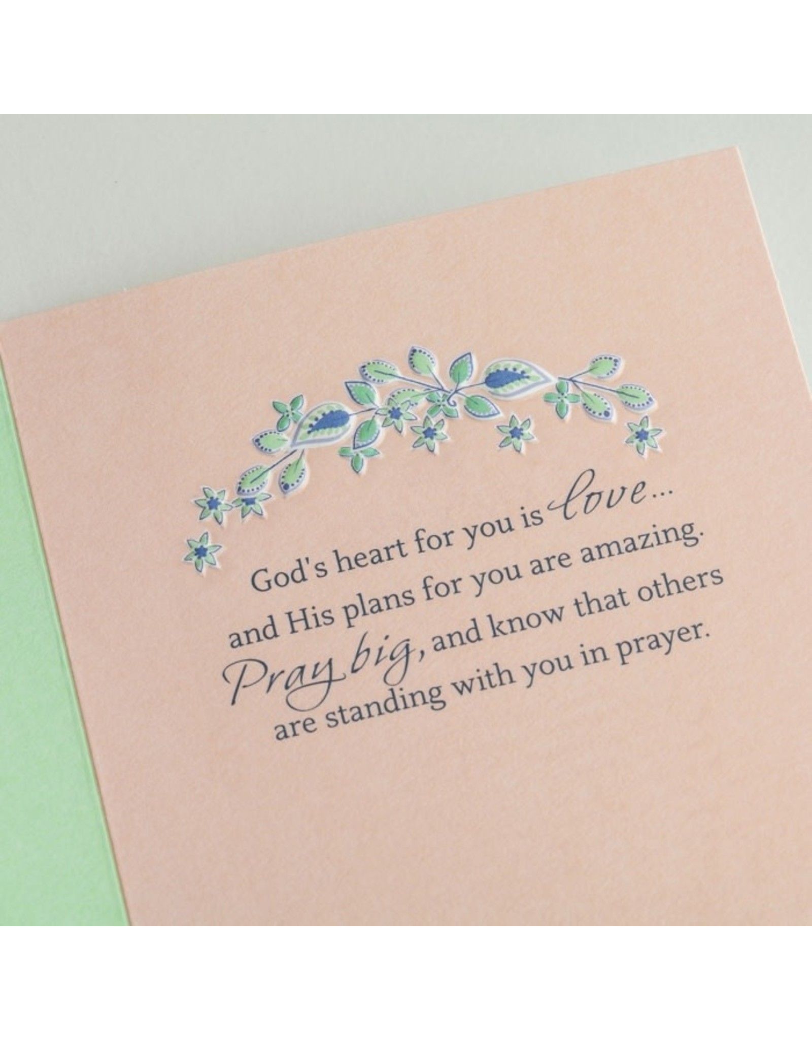 Dayspring Praying for You Card - Focus Your Heart on Him