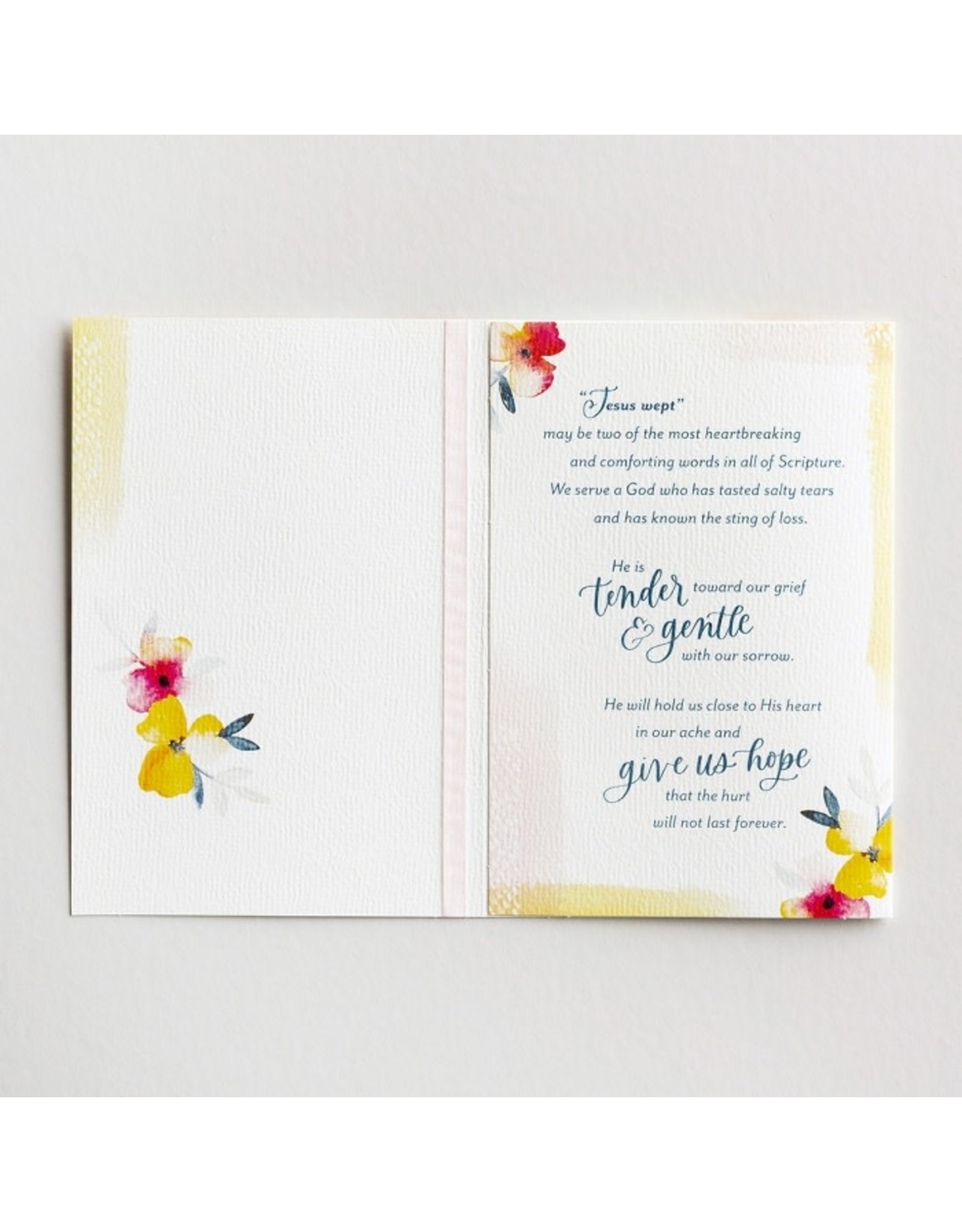 Holley Gerth Difficult Times Card - Jesus Wept