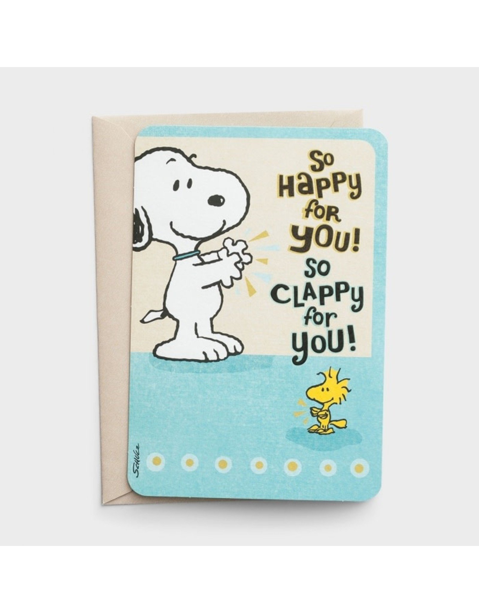 Peanuts Congratulations Card - So Happy for You