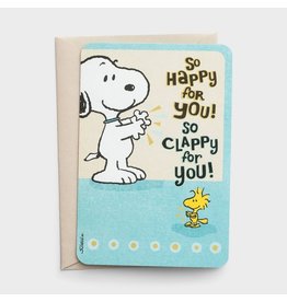 Peanuts Congratulations Card - So Happy for You