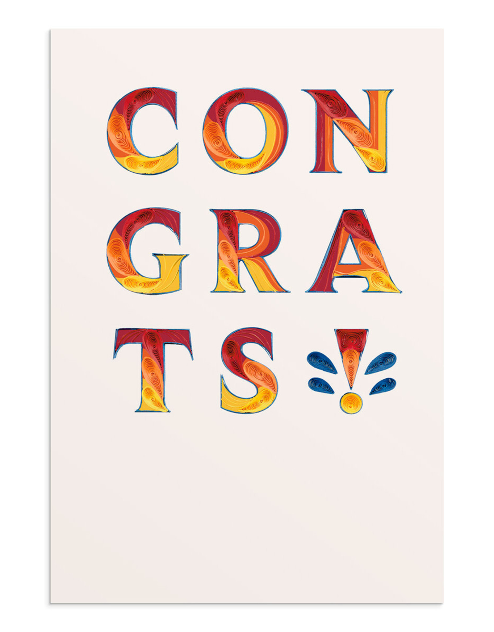 Dayspring Congratulations Card - So Happy for You (Quilling)