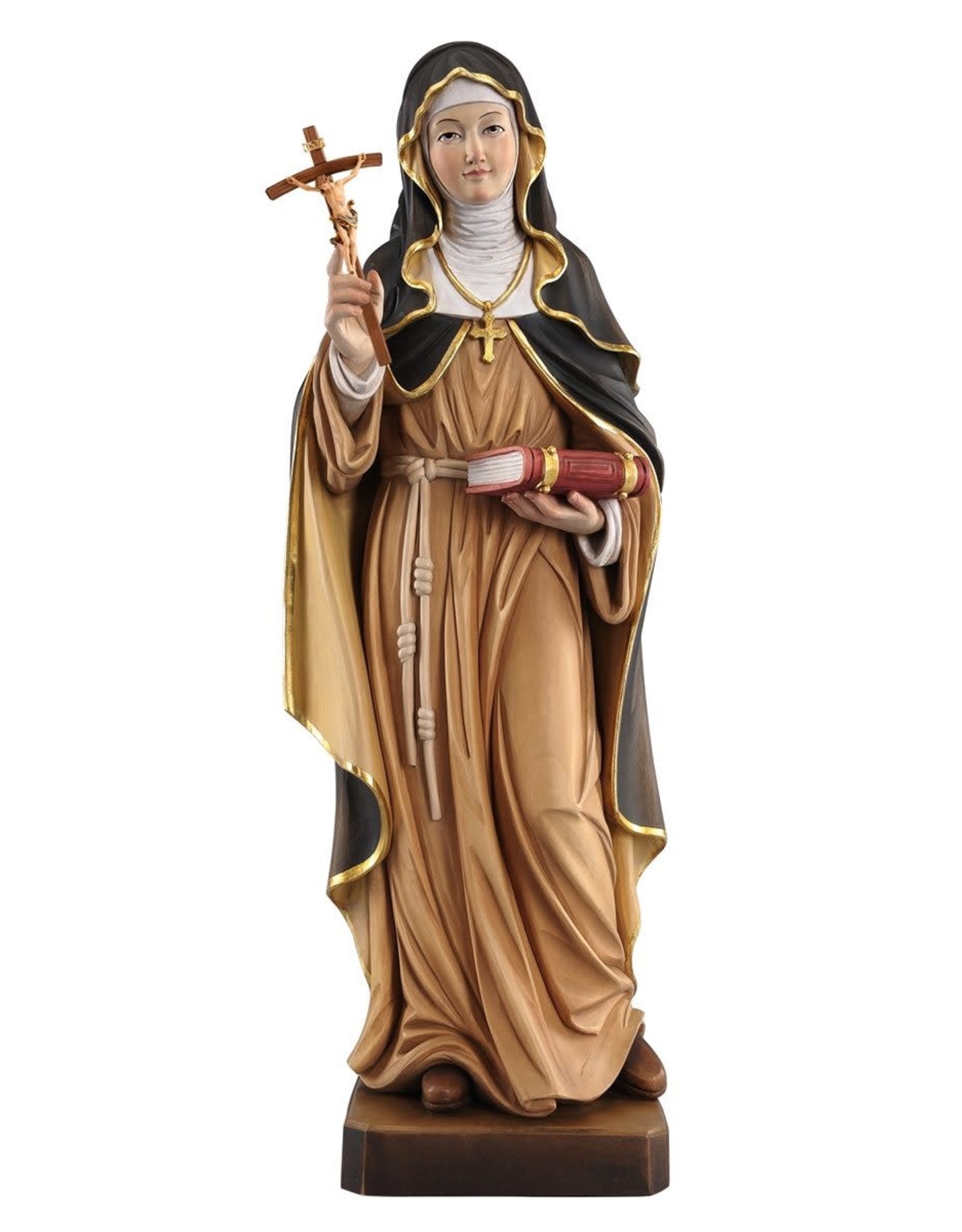 Pema Statue - St. Monica, Wood-Carved, Color, 35"