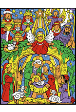 Vermont Christmas Company Advent Calendar - Color Your Own Nativity