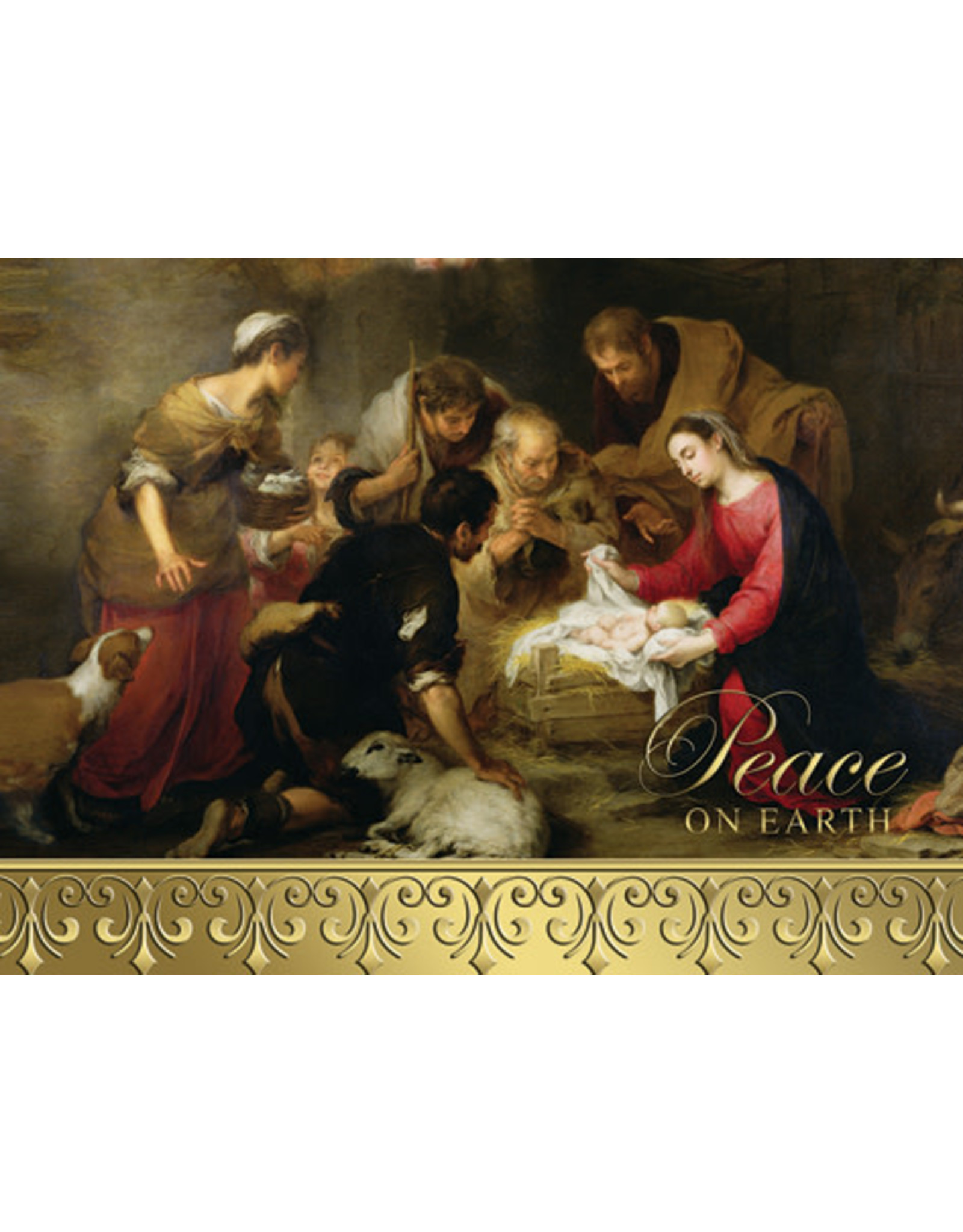 Barton Cotton Boxed Christmas Cards from Priest - Peace on Earth (50)