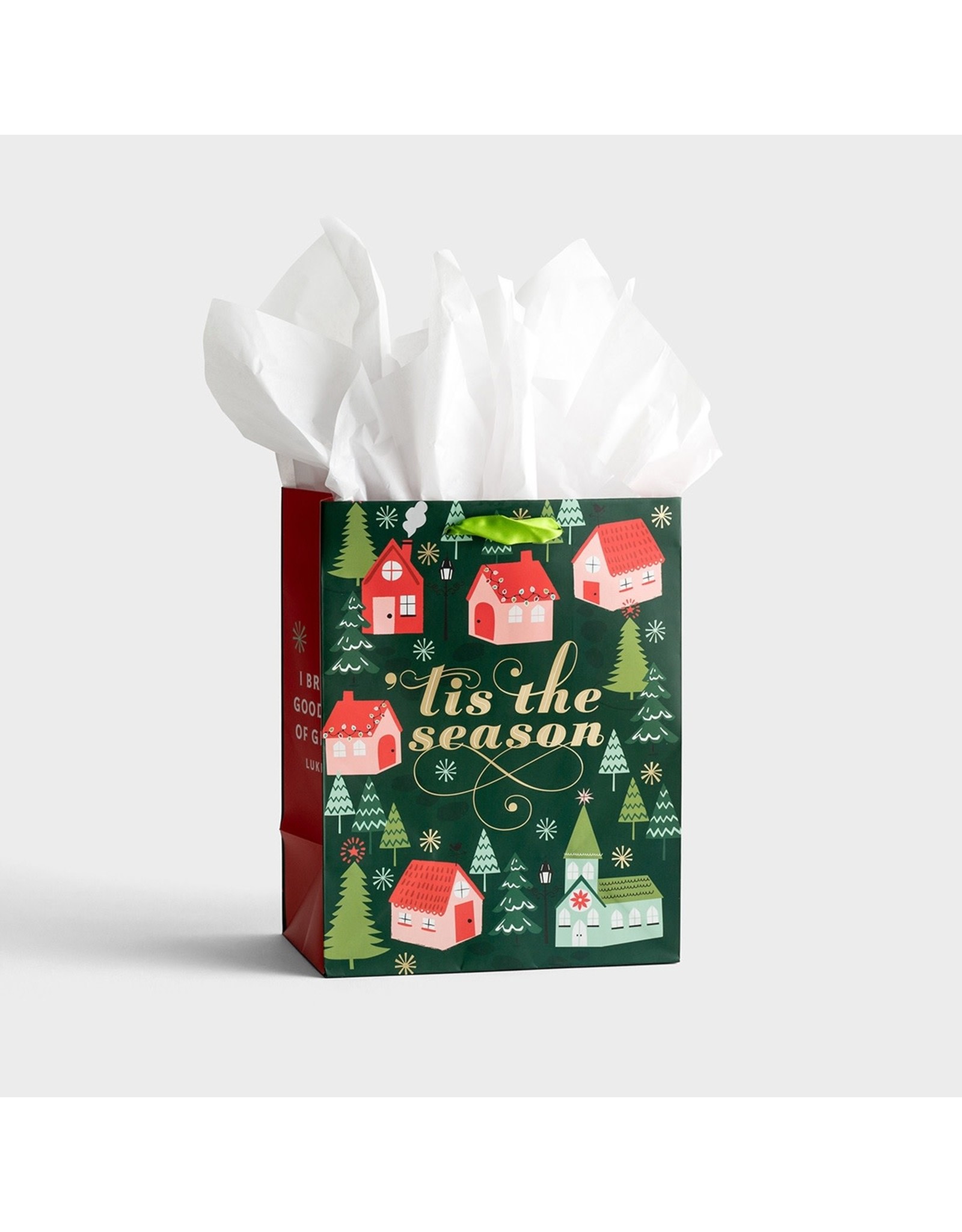 Dayspring Medium Gift Bag - Tis the Season (Christmas)