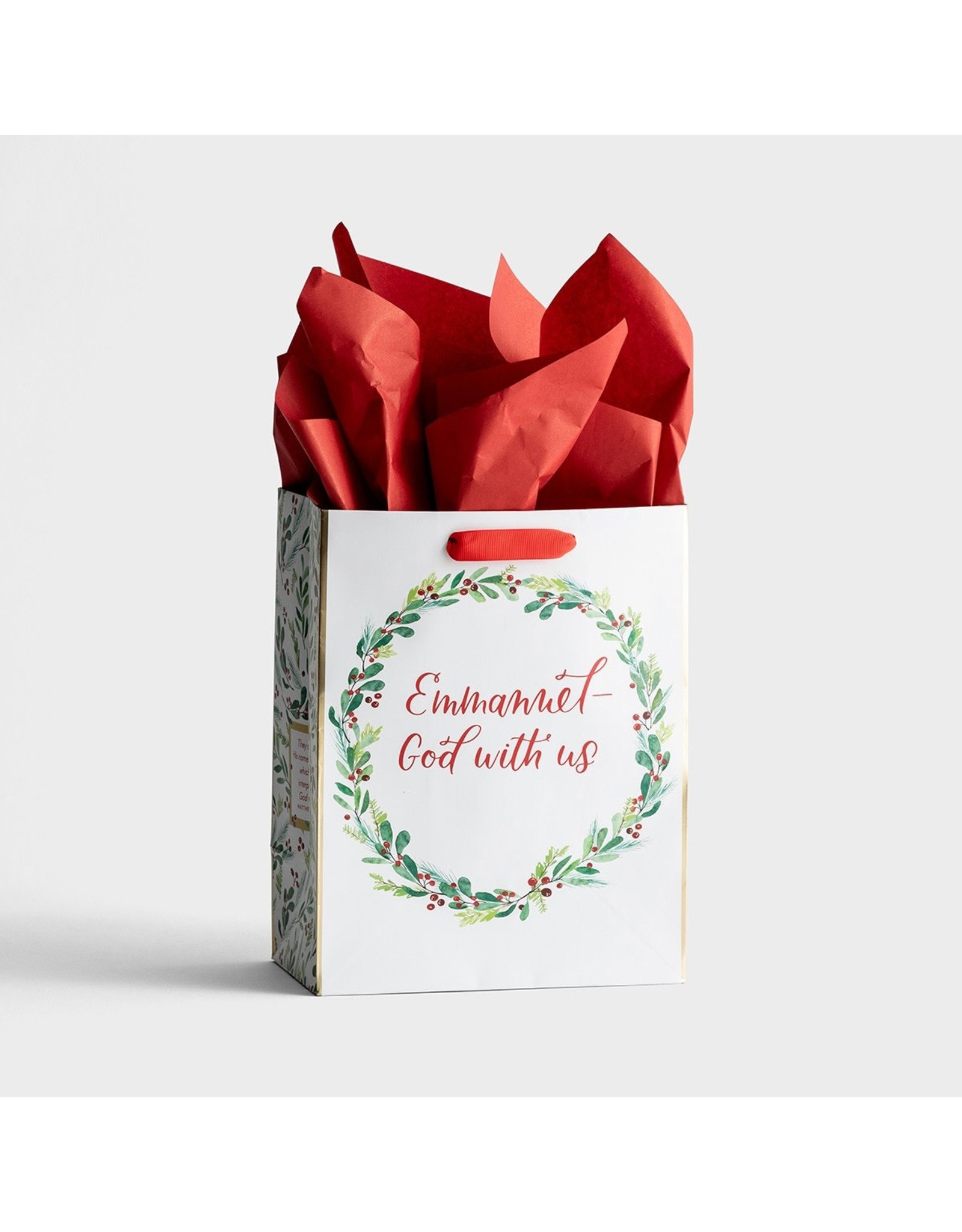 Dayspring Christmas Gift Bag - Emmanuel, God with Us (Medium)