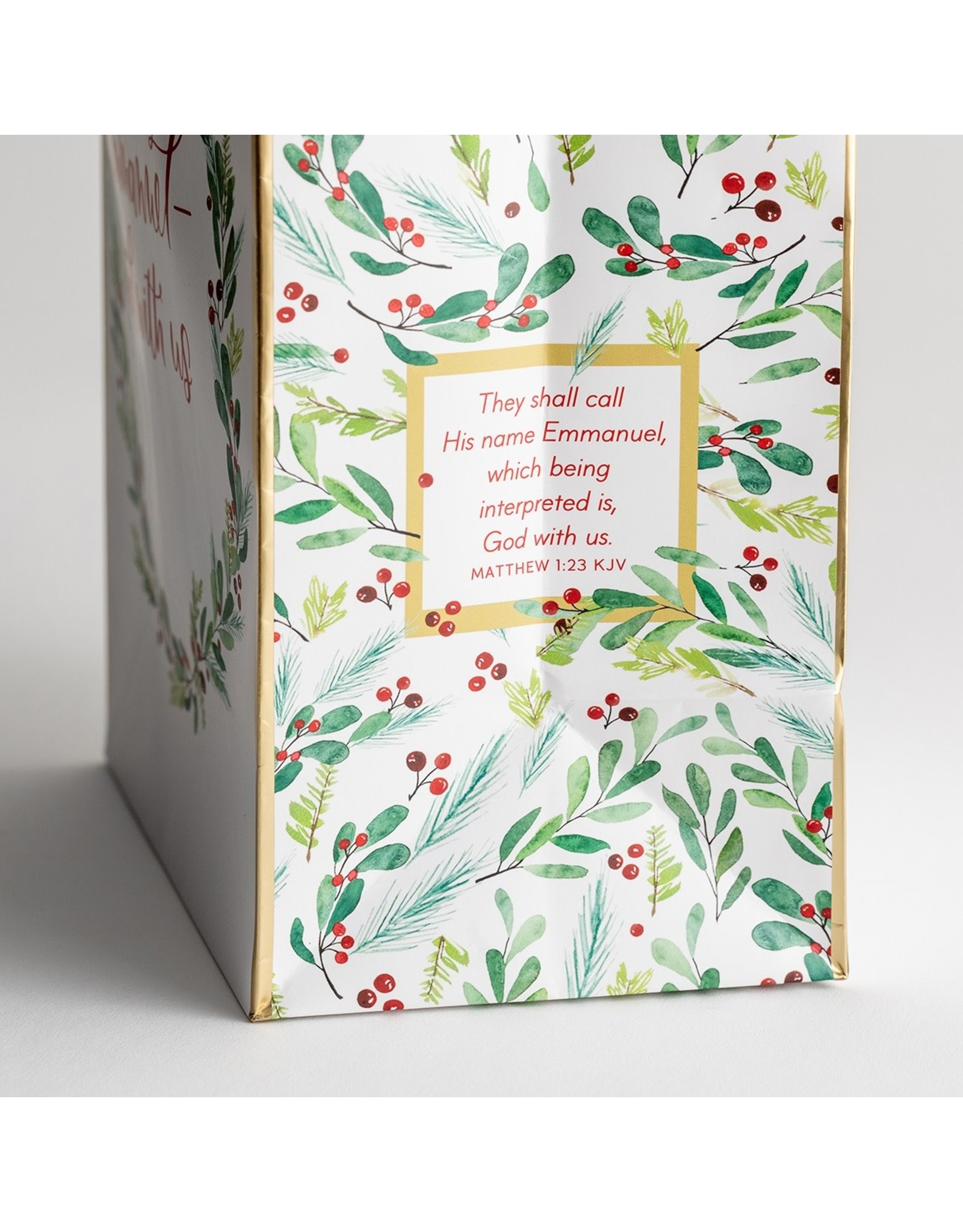 Dayspring Christmas Gift Bag - Emmanuel, God with Us (Medium)