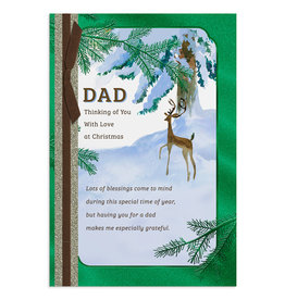 Dayspring Christmas Card - Dad, Thinking of You with Love