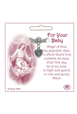 Devon Baby Pin - Angel with Miraculous Medal