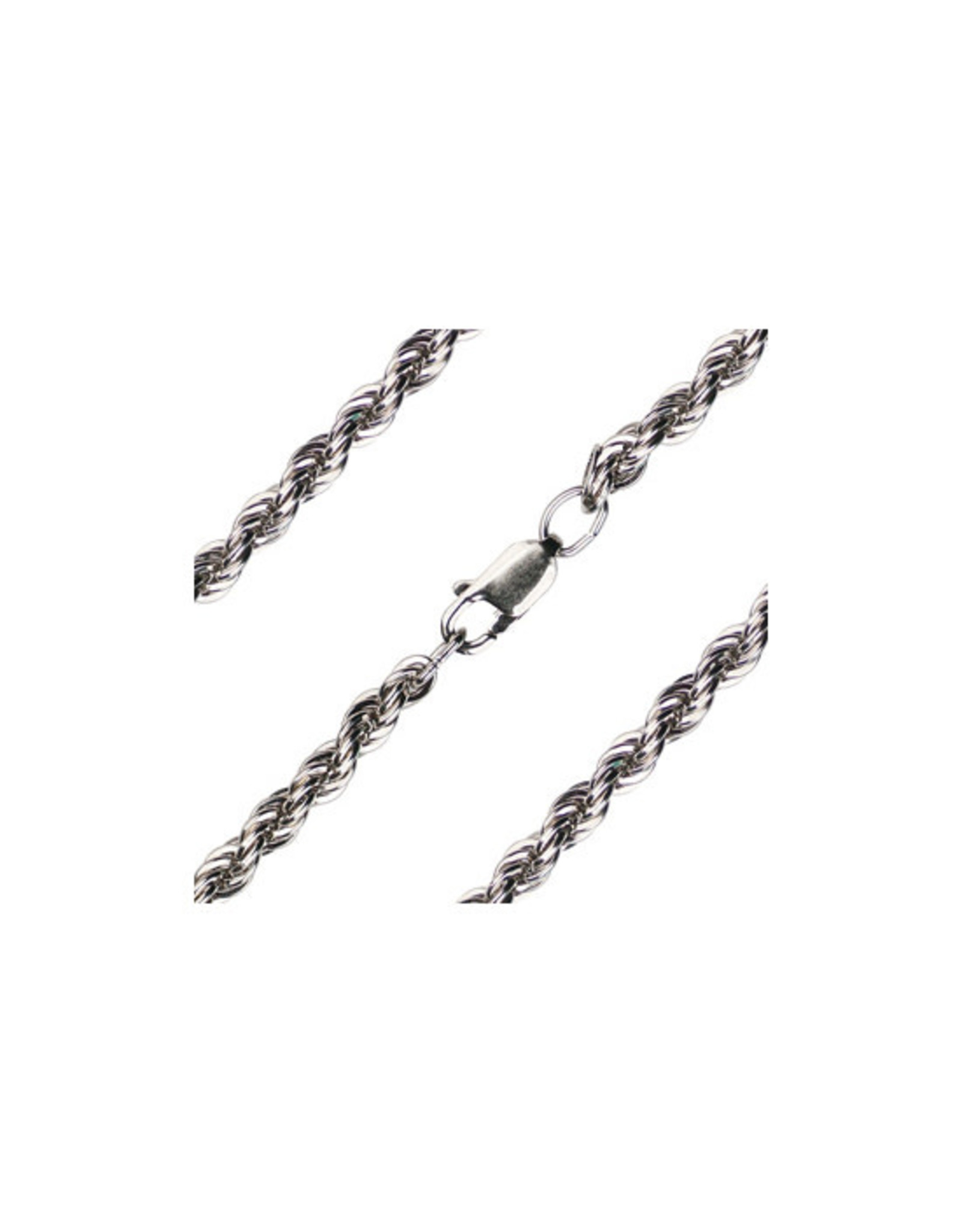 Bliss Chain - Sterling Silver, French Rope - 20