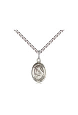 Bliss St. Rose of Lima Medal, Sterling Silver on 18" Chain