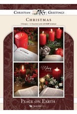 Hermitage Art Boxed Christmas Cards - Peace on Earth, KJV (12)