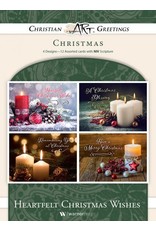 Hermitage Art Boxed Christmas Cards - Heartfelt Christmas Wishes, NIV (12)