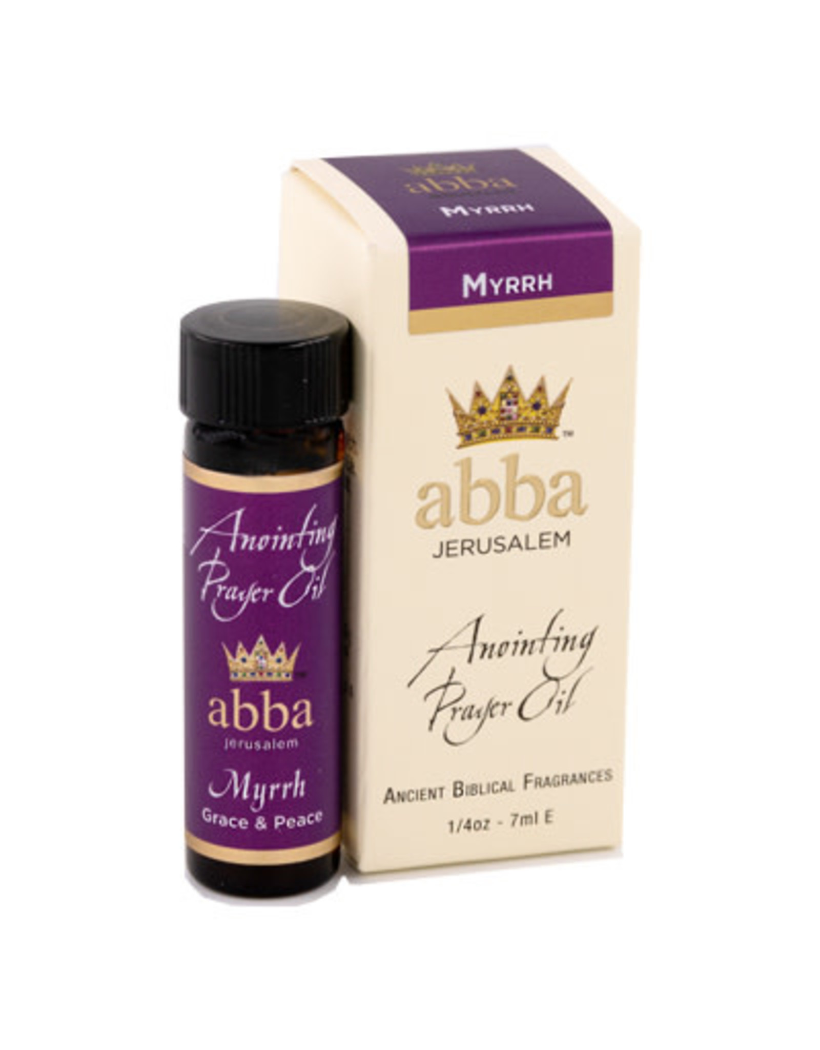 Abba Oil Anointing Oil - Myrrh (Grace & Peace), 1/4 oz