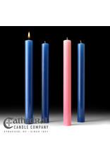 Cathedral Candle 51% Beeswax Advent Candles 1.5x16 (3 Sarum Blue, 1 Rose)