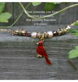 Collectables America the Studio Memory Necklace - Cardinal (When Someone You Love Becomes a Memory)