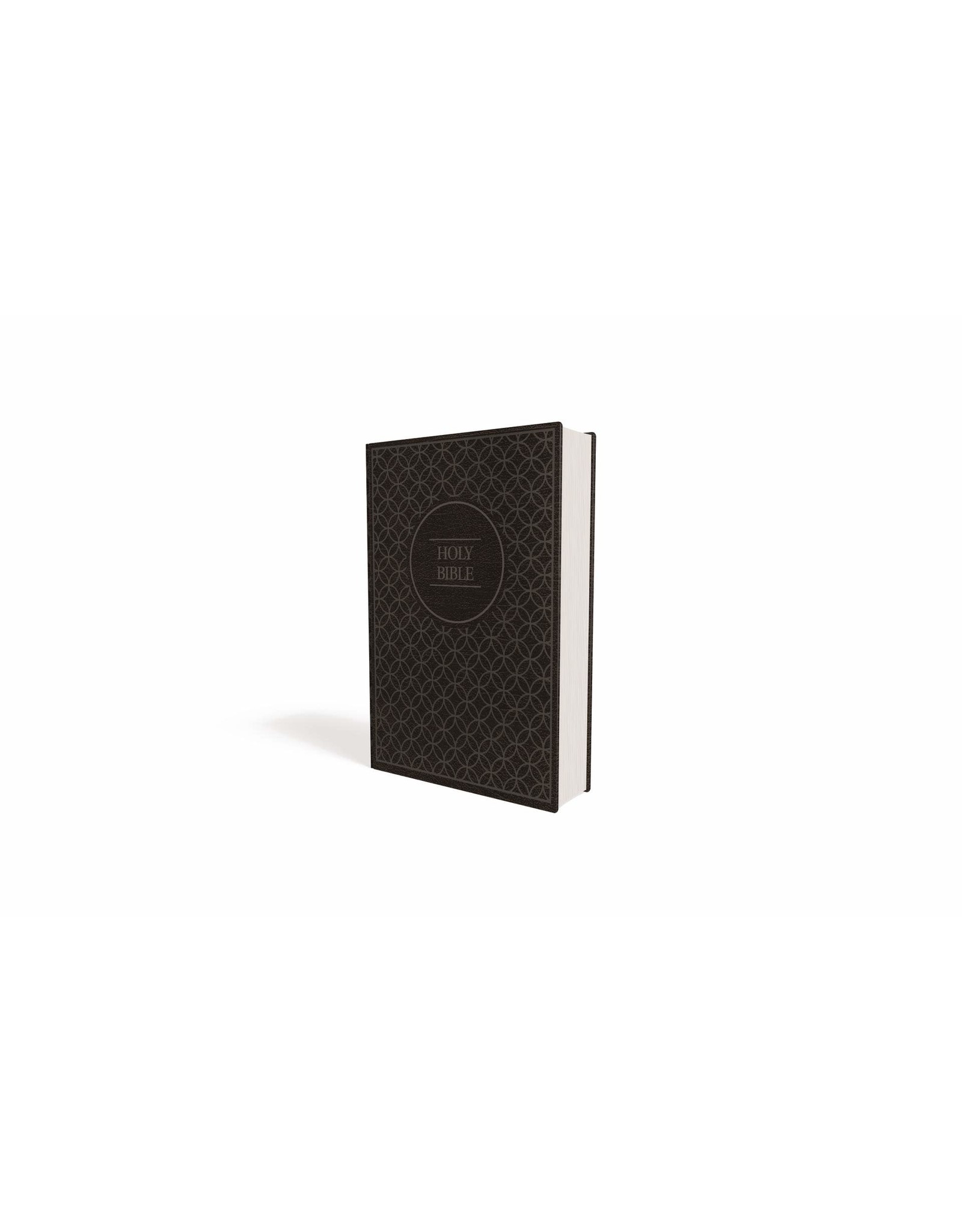 Zondervan NIV Large Print Thinline Gray/Black Imitation Leather Bible