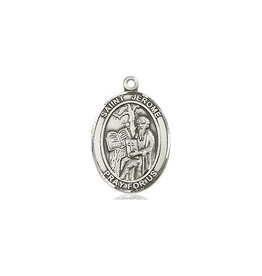 Bliss St. Jerome Medal, Sterling Silver