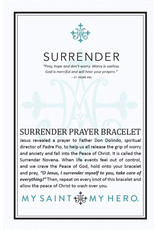 My Saint My Hero Bracelet - Surrender Prayer (Tan/Gold)