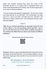 My Saint My Hero Bracelet - Surrender Prayer (Tan/Gold)