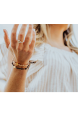 My Saint My Hero Bracelet - Surrender Prayer (Tan/Gold)