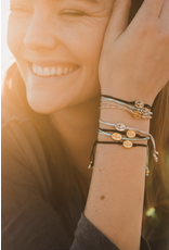 My Saint My Hero Bracelet - Miraculous Mary, Say Yes (Metallic Gold)