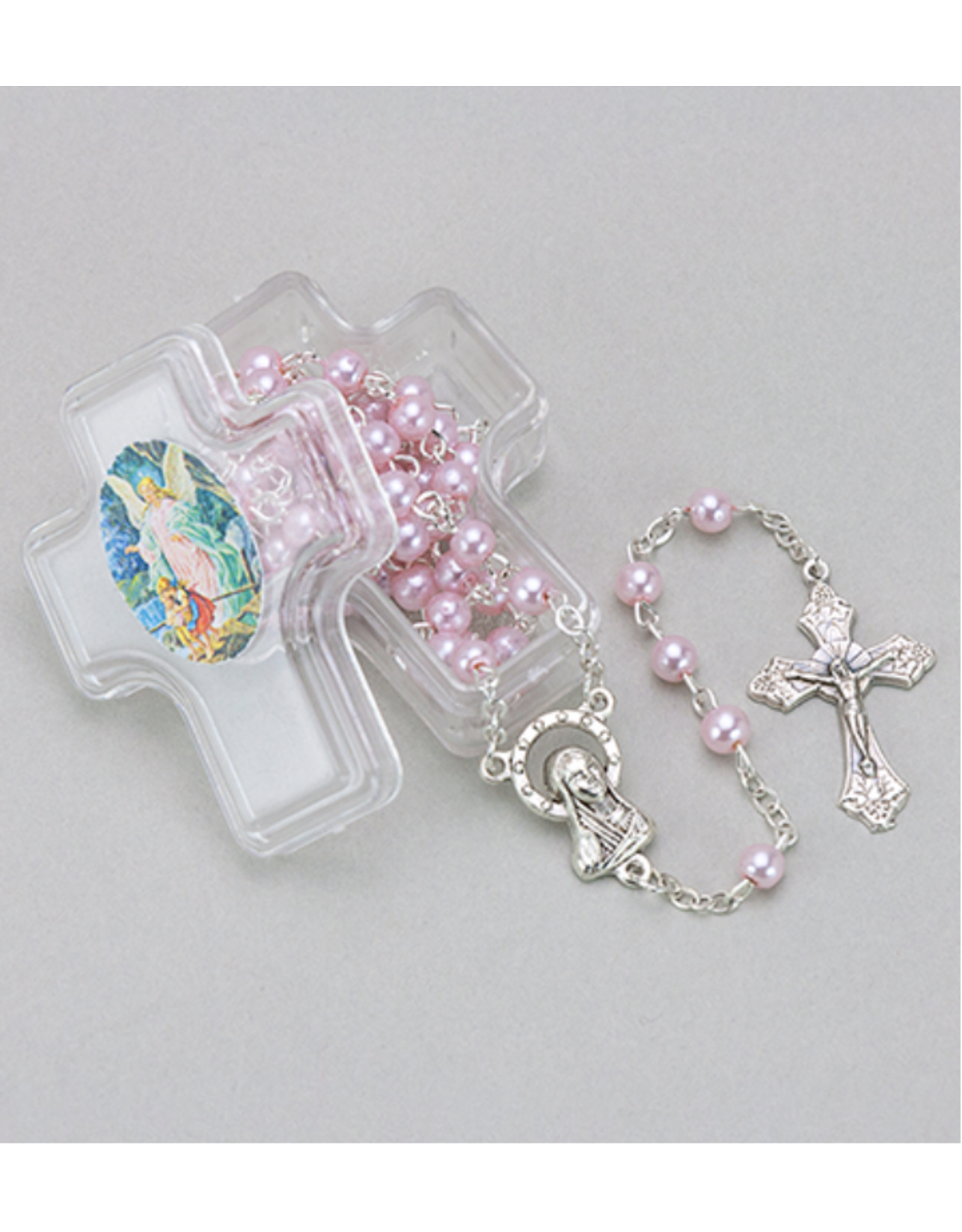 Malhame Regina Rosary in Keepsake Guardian Angel Box