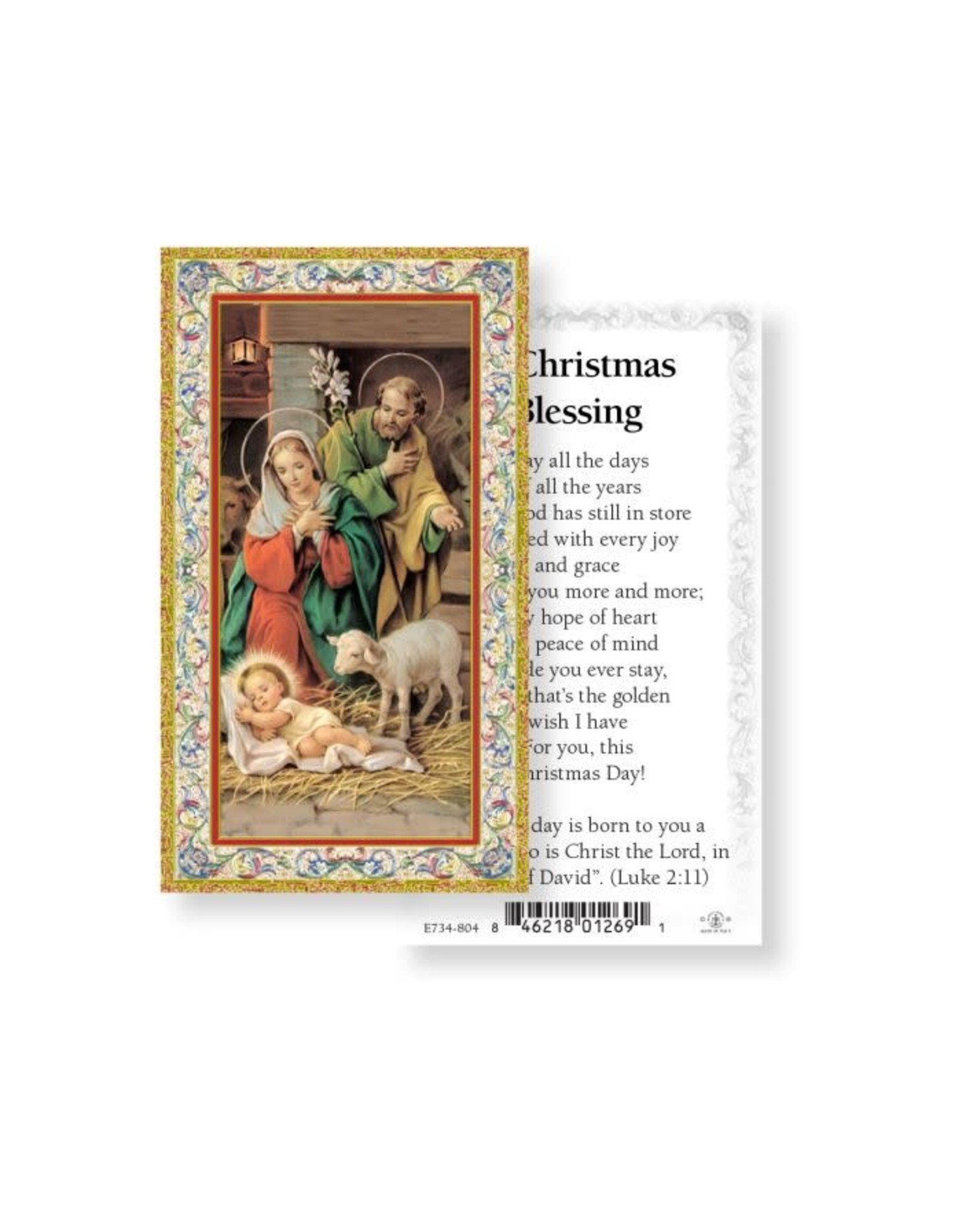 Hirten Holy Card - A Christmas Blessing (100)