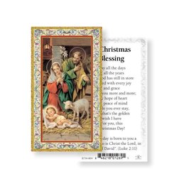 Hirten Holy Card - A Christmas Blessing (100)