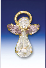 Malhame Regina Birthstone Angel Pins (Austrian Crystal)