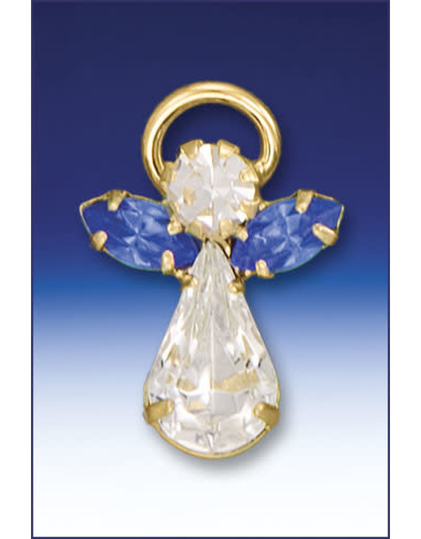 Malhame Regina Birthstone Angel Pins (Austrian Crystal)