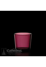 Cathedral Candle Votive Light Glass - Purple, 2-10 Hour (Each)