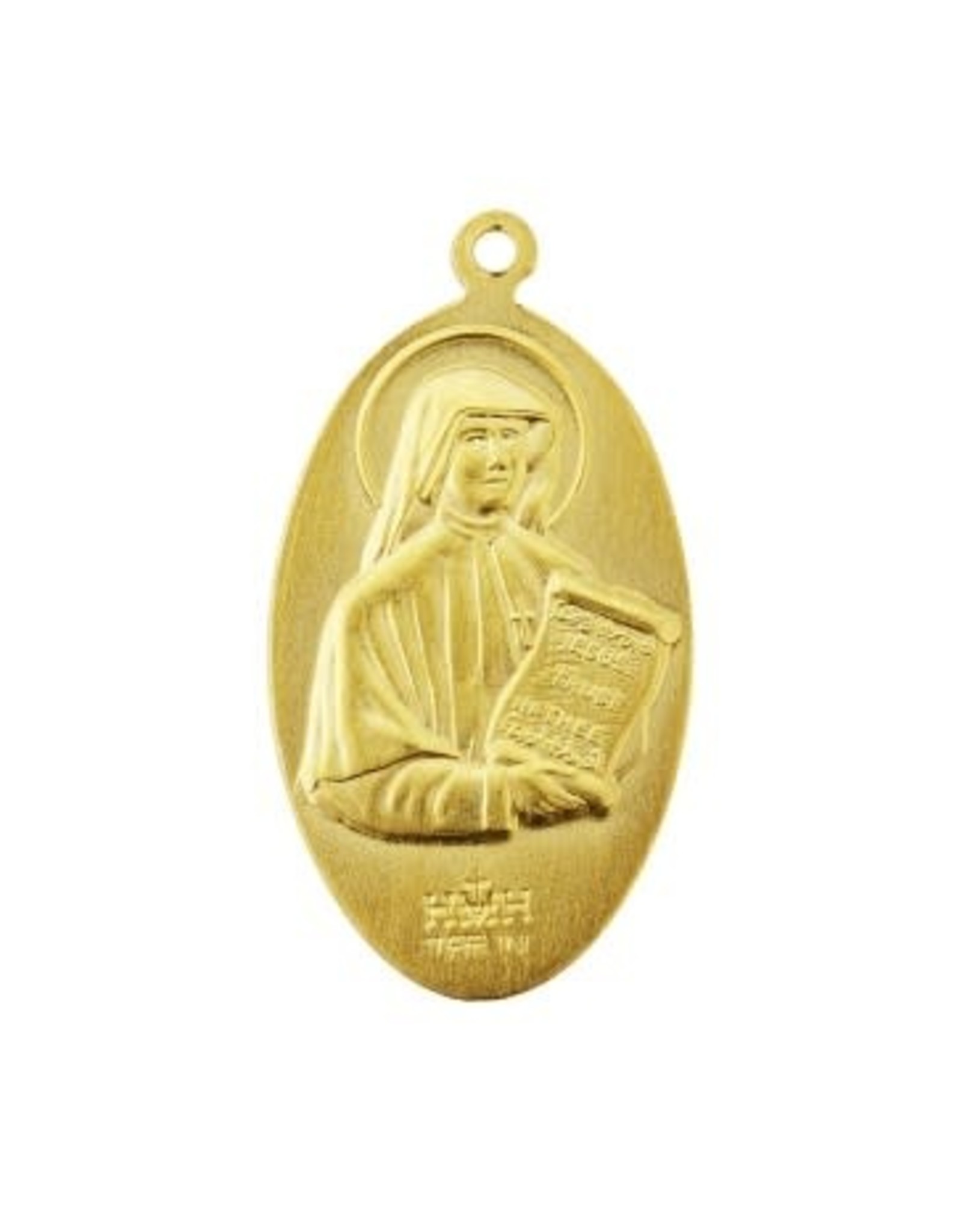 Medal Divine Mercy, Gold Over Sterling Silver Reilly's Church