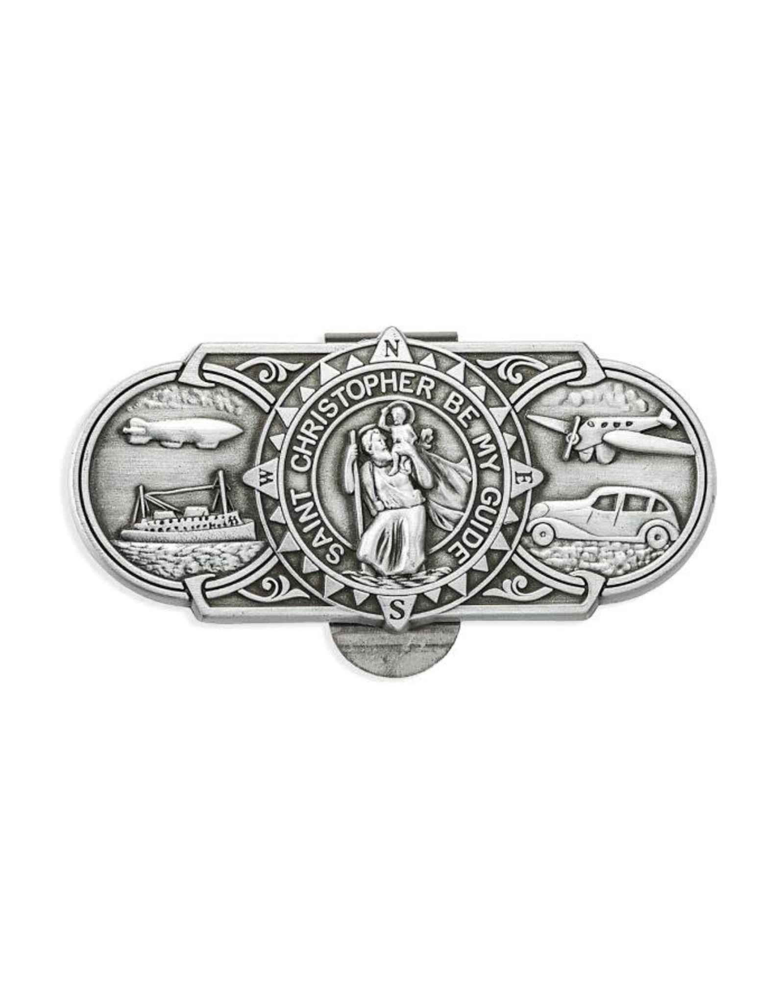Hirten St. Christopher Visor Clip - Be My Guide