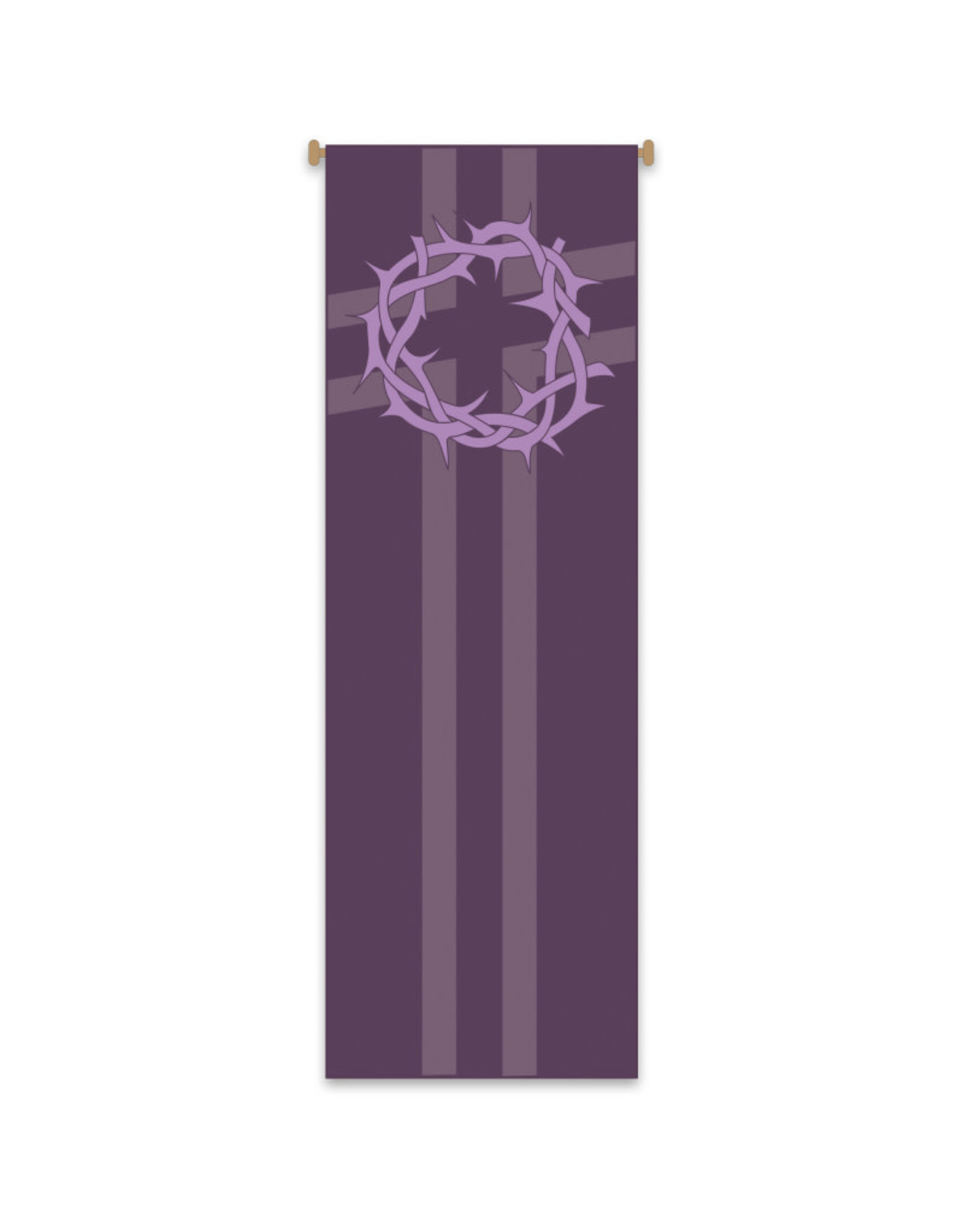 Slabbinck Banner - Lent: Crown of Thorns, Purple