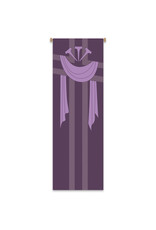 Slabbinck Banner - Lent: Nails & Shroud, Purple