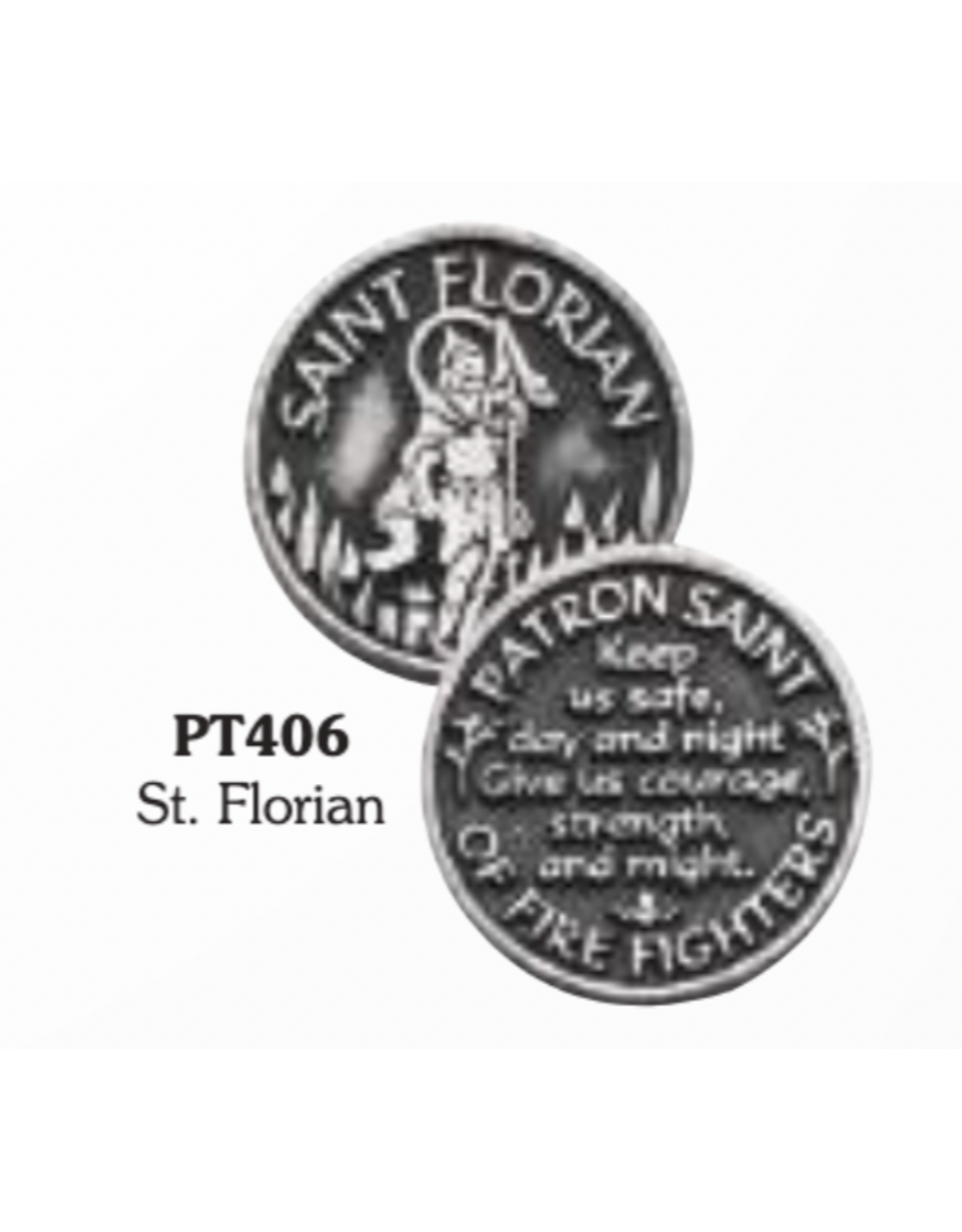 Religious Art Coin - St. Florian