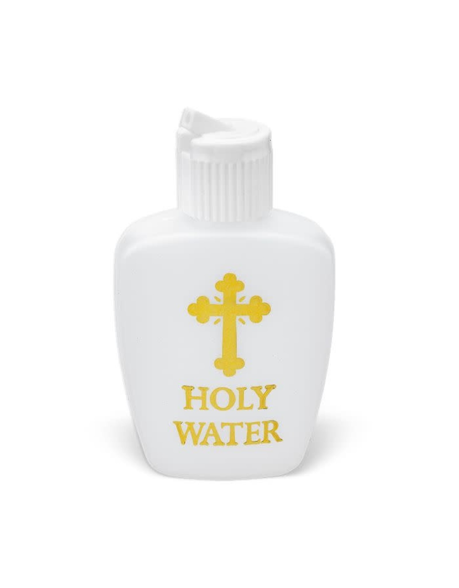 Hirten Holy Water Bottle 2oz Gold Letters