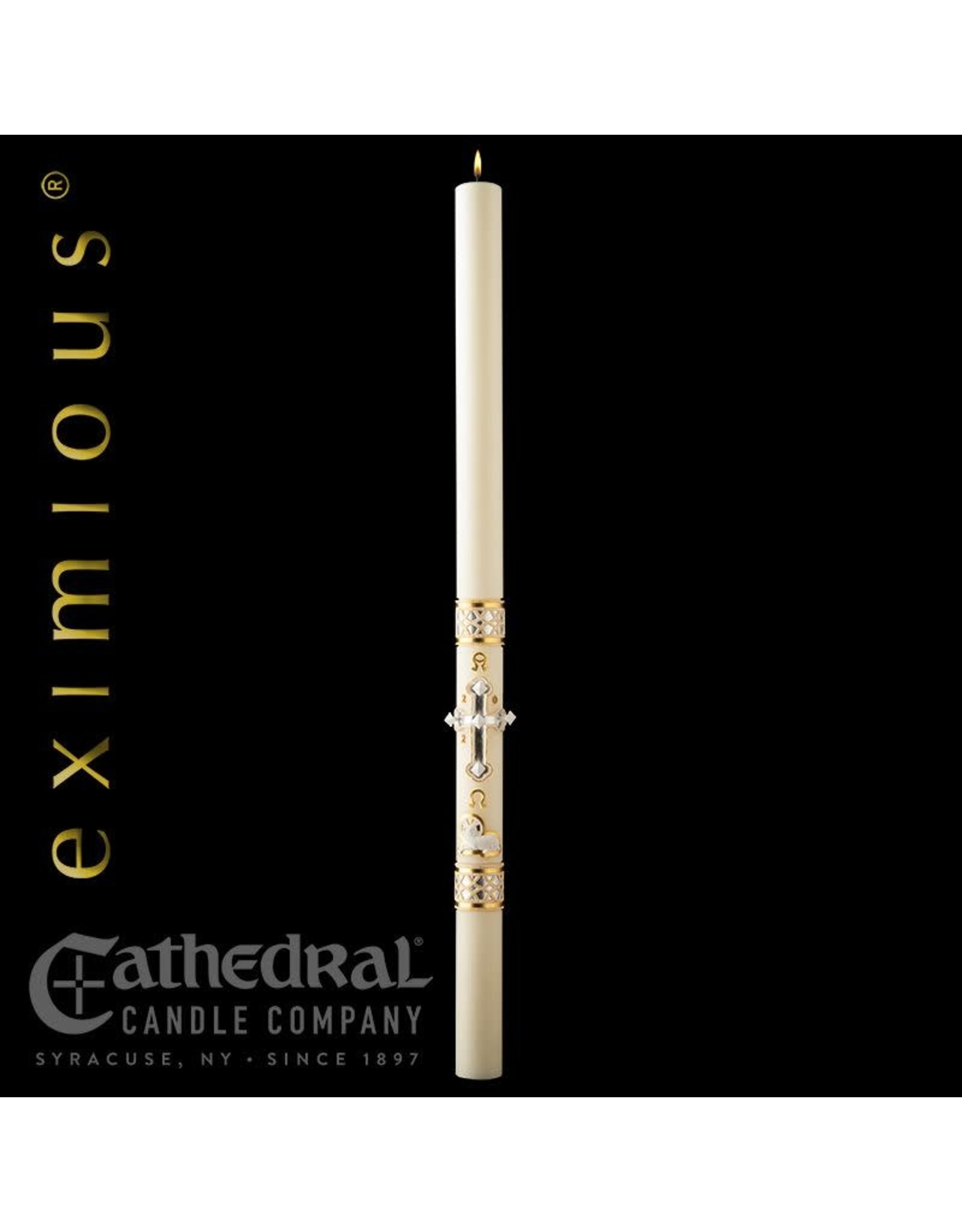 Cathedral Candle Merciful Lamb Paschal Candle